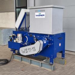 Used Wagner single shaft shredder type WS-15