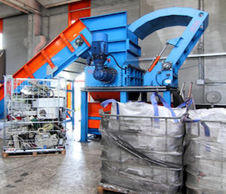 Double shaft shredder Forrec Type TB